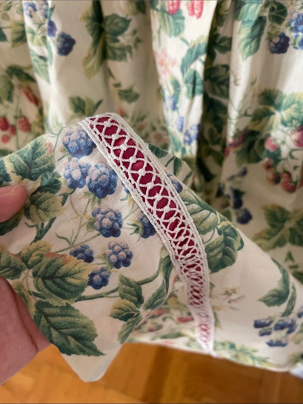 Vintage Rare Editions Gunne Sax Cottagecore Floral Puff Sleeve Dress